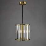 Kiran - Natural Brass Pendant with Crystal Kiran - Natural Brass Pendant with Crystal