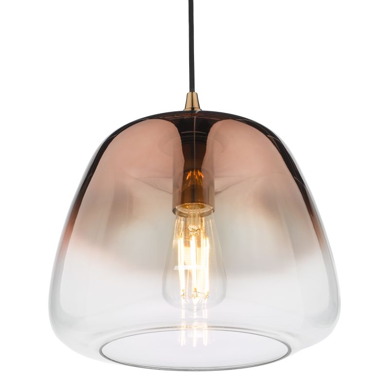 Ceiling Lights - Klaxon - Ombre Copper Glass Pendant Dar-KLA0164 - Klaxon - Ombre Copper Glass Pendant