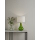 Dar-KRI4224 - Kristina - Green Glass Table Lamp with White Linen Shade