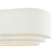Dar-LAN372 - Lando - Washer White Ceramic Wall Lights