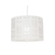 Accessories - Laser - White Drum with Leaf Detail Shade for Pendant Wisebuys-LAS652-TLS - Laser - White Drum with Leaf Detail Shade for Pendant