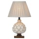 Dar-LAY4133-X - Layer - Cream & Bronze Table Lamp with Ecru Cotton Shade