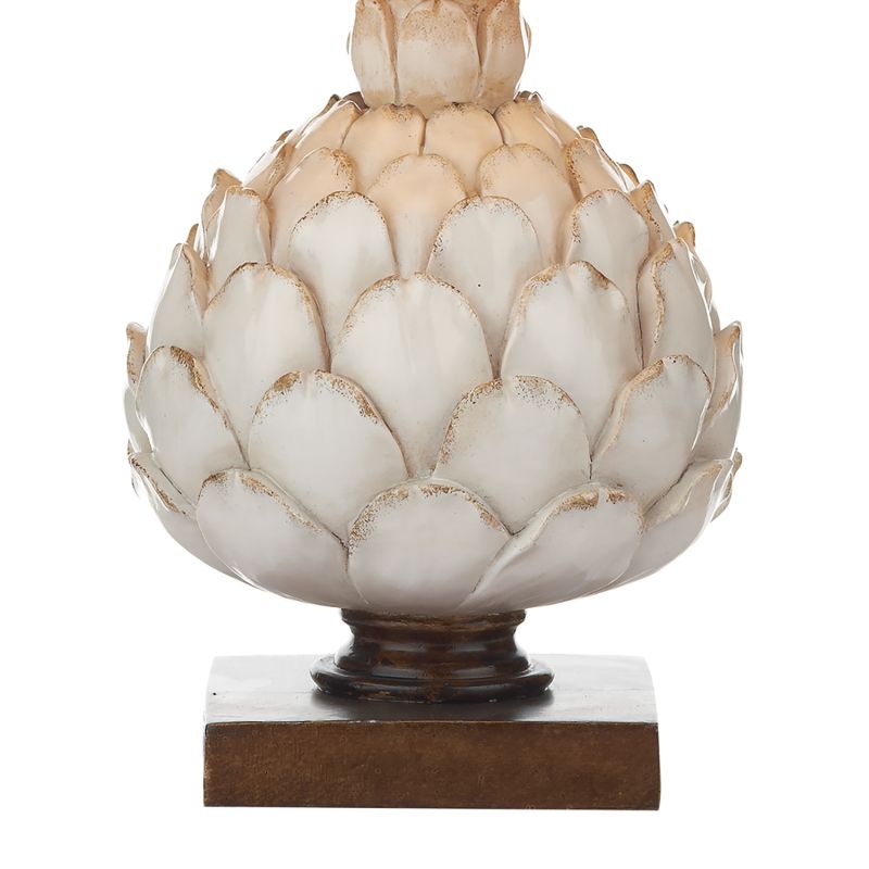 Dar-LAY4133-X - Layer - Cream & Bronze Table Lamp with Ecru Cotton Shade