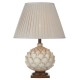 Dar-LAY4233-X - Layer - Cream & Bronze Table Lamp with Ecru Cotton Shade