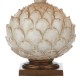 Dar-LAY4233-X - Layer - Cream & Bronze Table Lamp with Ecru Cotton Shade