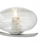 Leighton - Chrome Wall Lamp with Sugar Cane Glass Leighton - Chrome Wall Lamp with Sugar Cane Glass