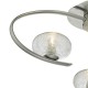 Dar-LEI5346 - Leighton - Sugar Cane Glass with Chrome 3 Light Centre Fitting