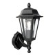 Dar-LEW1622 - Lewis - Traditional Matt Black Wall Lamp with Clear Glass IP44