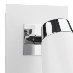 Loft - White & Polished Chrome Single Spotlight Loft - White & Polished Chrome Single Spotlight