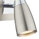 Dar-LOF0746 - Loft - Satin and Polished Chrome Single Spotlights Wall Lamp