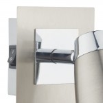 Loft - Satin & Polished Chrome Single Spotlight Loft - Satin & Polished Chrome Single Spotlight