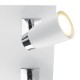 Kitchen Lights - Loft - White and Polished Chrome 4 Square Plate Spotlights Dar-LOF852 - Loft - White and Polished Chrome 4 Square Plate Spotlights
