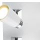 Kitchen Lights - Loft - White and Polished Chrome 4 Square Plate Spotlights Dar-LOF852 - Loft - White and Polished Chrome 4 Square Plate Spotlights
