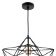 Ceiling Lights - Luanda - Black and Copper Star Hanging Pendant Dar-LUA0122 - Luanda - Black and Copper Star Hanging Pendant