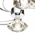 Luther - Polished Chrome 4 Light Centre Fitting with Crystal Luther - Polished Chrome 4 Light Centre Fitting with Crystal
