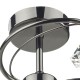 Dar-LUT0467 - Luther - Decorative Black Chrome with Crystal 4 Light Centre Fitting