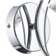Dar-LUT0750 - Luther - Decorative Polish Chrome with Crystal Single Wall Lamp