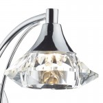 Luther - Polished Chrome Wall Lamp with Crystal Luther - Polished Chrome Wall Lamp with Crystal