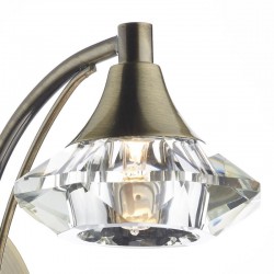 Luther - Antique Brass Wall Lamp with Crystal Luther - Antique Brass Wall Lamp with Crystal