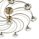 Dar-LUT2375 - Luther - Decorative Antique Brass with Crystal 10 Light Centre Fitting