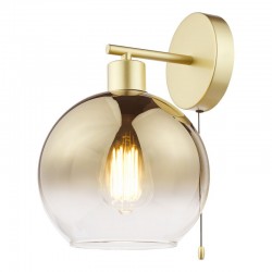 Lycia - Gold Wall Lamp with Gold Mirrored Ombre Glass Lycia - Gold Wall Lamp with Gold Mirrored Ombre Glass