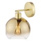 Dar-LYC0735 - Lycia - Gold Wall Lamp with Gold Mirrored Ombre Glass