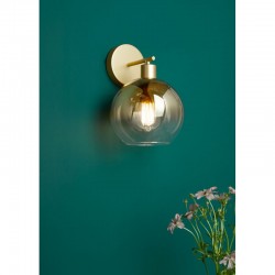 Lycia - Gold Wall Lamp with Gold Mirrored Ombre Glass Lycia - Gold Wall Lamp with Gold Mirrored Ombre Glass