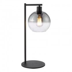 Lycia - Black Table Lamp with Smoked Mirrored Ombre Glass Lycia - Black Table Lamp with Smoked Mirrored Ombre Glass
