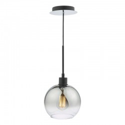 Lycia - Black Pendant with Mirrored Ombre Glass Lycia - Black Pendant with Mirrored Ombre Glass