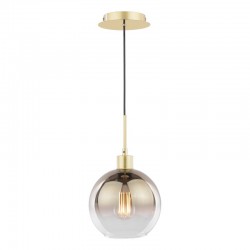 Lycia - Gold Pendant with Gold Mirrored Ombre Glass Lycia - Gold Pendant with Gold Mirrored Ombre Glass