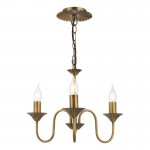 Lydian - Antique Bronze 3 Light Centre Fitting