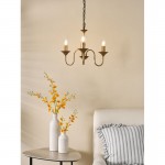 Lydian - Antique Bronze 3 Light Centre Fitting