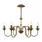 Lydian - Antique Bronze 6 Light Centre Fitting