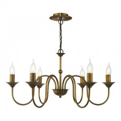 Lydian - Antique Bronze 6 Light Centre Fitting