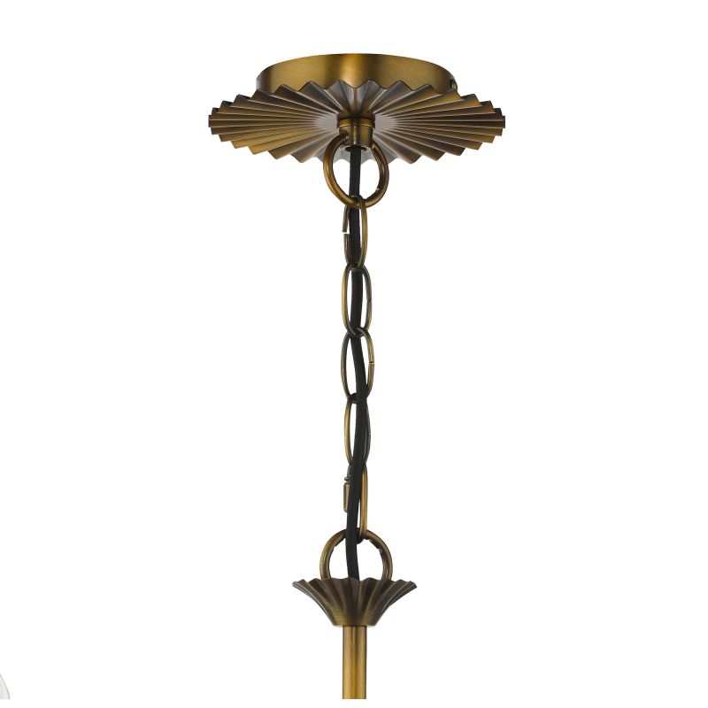 Dar-LYD0663 - Lydian - Antique Bronze 6 Light Centre Fitting