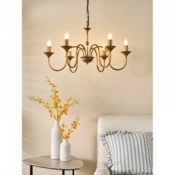 Lydian - Antique Bronze 6 Light Centre Fitting