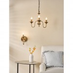 Lydian - Antique Bronze Wall Lamp