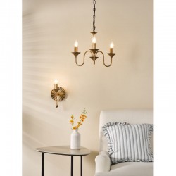 Lydian - Antique Bronze Wall Lamp