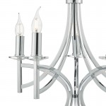 Lyon -  Decorative Polished Chrome 5 Light Centre Fitting Lyon -  Decorative Polished Chrome 5 Light Centre Fitting