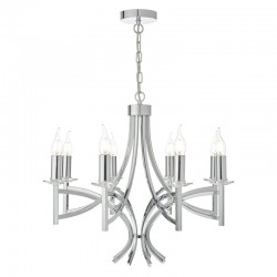 Lyon - Decorative Polished Chrome 8 Light Centre Fitting Lyon - Decorative Polished Chrome 8 Light Centre Fitting
