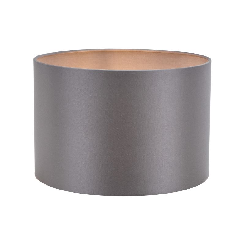 Dar-LYR1239 - Lyris - Shade Only - 30 cm Grey Cotton Drum Shade