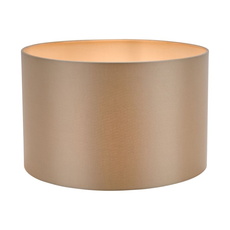 Dar-LYR1429 - Lyris - Shade Only - 35 cm Taupe Cotton Drum Shade