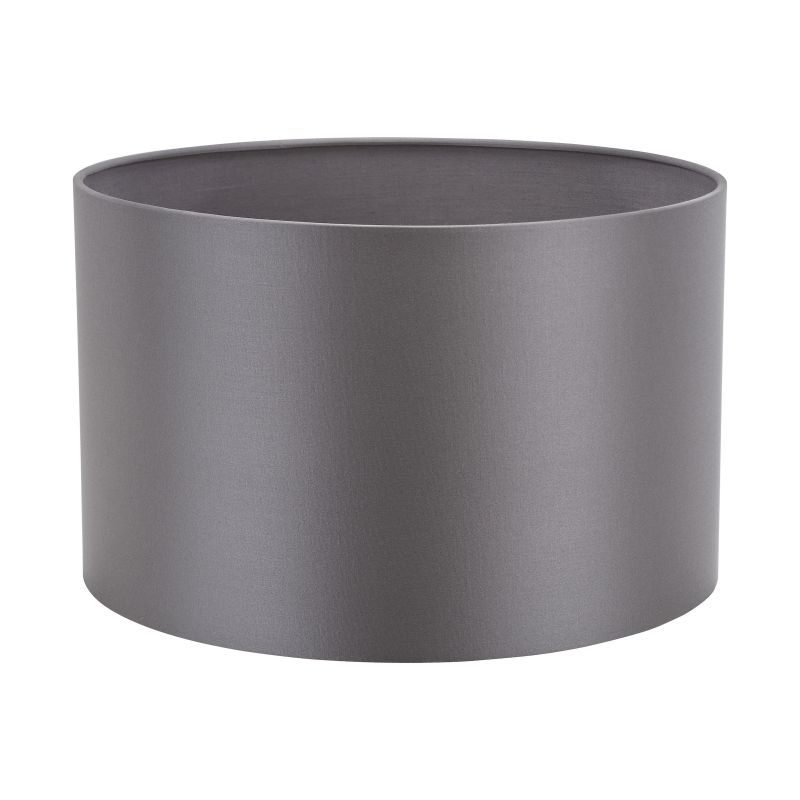 Dar-LYR1439 - Lyris - Shade Only - 35 cm Grey Cotton Drum Shade