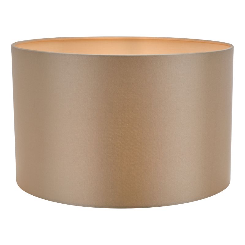 Dar-LYR1629 - Lyris - Shade Only - 40 cm Taupe Cotton Drum Shade