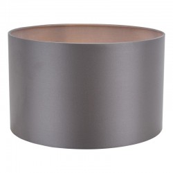 Lyris - Shade Only - 40 cm Grey Cotton Drum Shade Lyris - Shade Only - 40 cm Grey Cotton Drum Shade