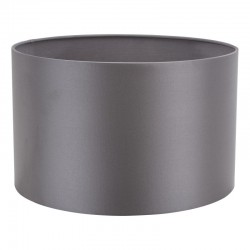 Lyris - Shade Only - 40 cm Grey Cotton Drum Shade Lyris - Shade Only - 40 cm Grey Cotton Drum Shade