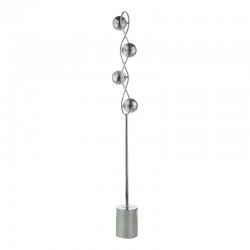 Lysandra - Chrome 4 Light Floor Lamp with Smoked Mirrored Glasses Lysandra - Chrome 4 Light Floor Lamp with Smoked Mirrored Glasses