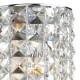 Crystal & Acrylic - Matrix - Crystal with Chrome 2 Light Wall Lamp Dar-MAT0950 - Matrix - Crystal with Chrome 2 Light Wall Lamp