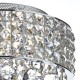 Crystal & Acrylic - Matrix - Crystal with Chrome 3 Light Ceiling Lamp Dar-MAT5350 - Matrix - Crystal with Chrome 3 Light Ceiling Lamp