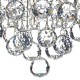 Crystal & Acrylic - Matrix - Crystal with Chrome 3 Light Ceiling Lamp Dar-MAT5350 - Matrix - Crystal with Chrome 3 Light Ceiling Lamp